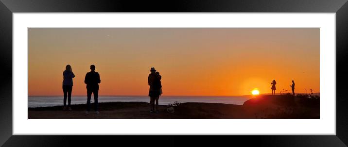 Sunset over Lagos #1 Framed Mounted Print by Steve Taylor