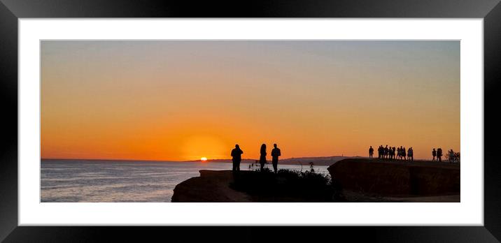 Sunset over Lagos #3 Framed Mounted Print by Steve Taylor