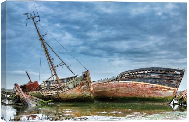 Abandoned Memories Canvas Print by Martin Day