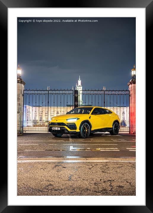 Lamborghini Urus Framed Mounted Print by Auto view Point