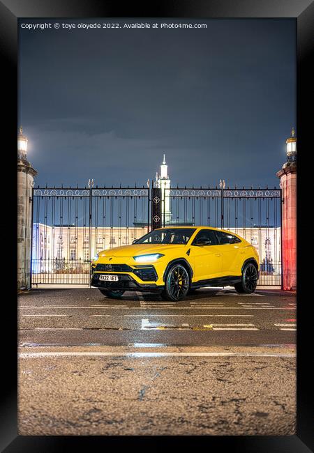 Lamborghini Urus Framed Print by Auto view Point