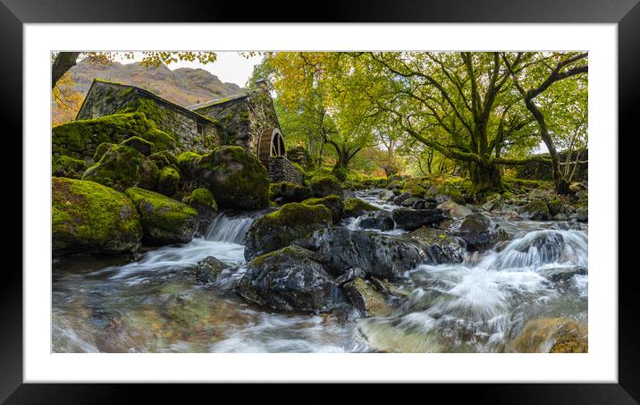 The Old Mill - Borrowdale Framed Mounted Print by Phil Durkin DPAGB BPE4