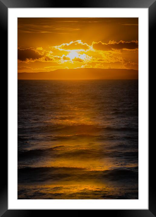 Follow The Light Framed Mounted Print by Gareth Burge Photography