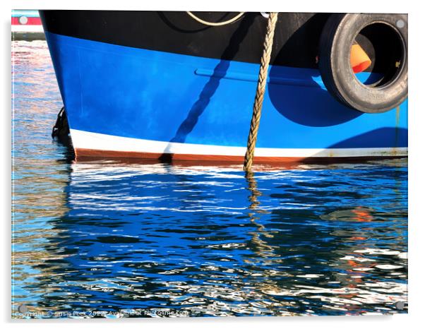 Harbour Reflections Acrylic by Susie Peek