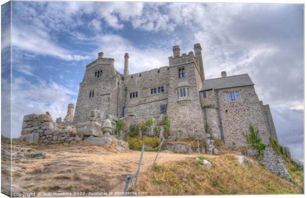 St Michaels Castle Canvas Print by Rob Hawkins