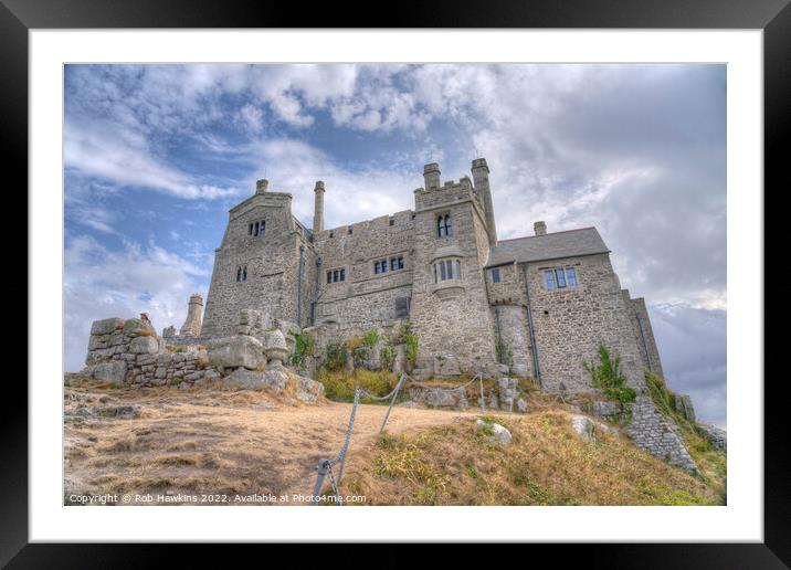 St Michaels Castle Framed Mounted Print by Rob Hawkins