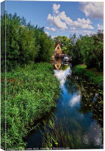 A Peaceful Backwater By Benson Weir Canvas Print by Ian Lewis