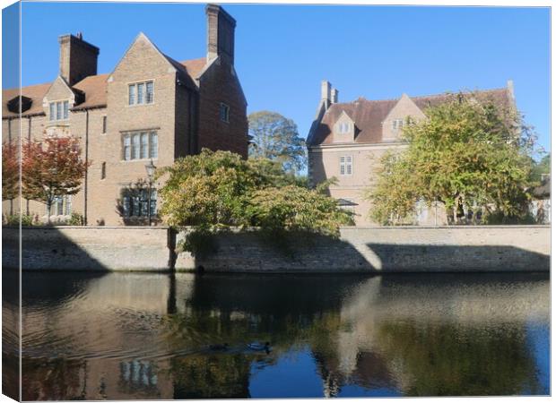 Magdalene College Canvas Print by Simon Hill