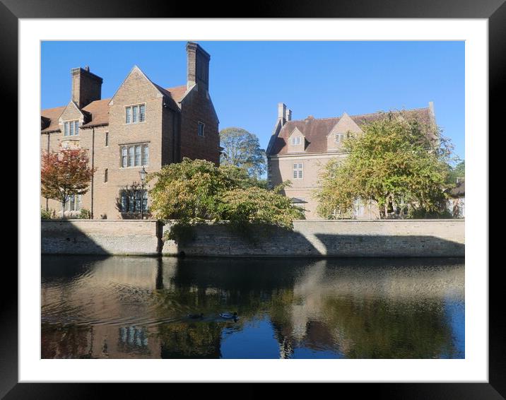 Magdalene College Framed Mounted Print by Simon Hill