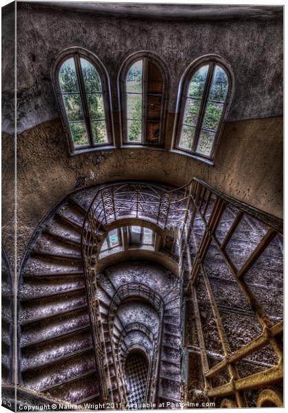 Going down Canvas Print by Nathan Wright