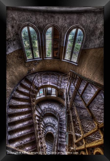 Going down Framed Print by Nathan Wright