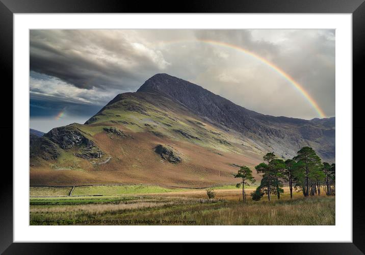 FLEETWITH PIKE IN THE BUTTERMERE VALLEY Framed Mounted Print by Tony Sharp LRPS CPAGB