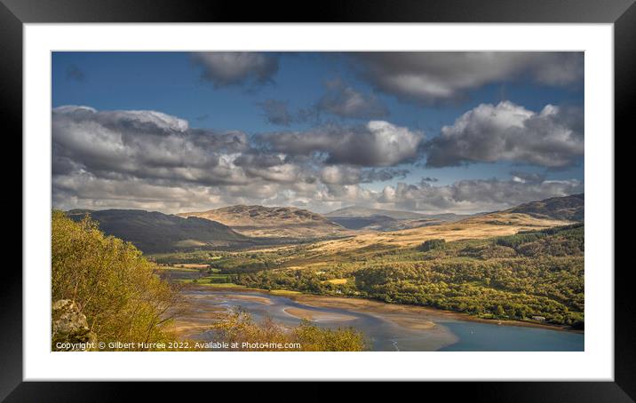 Scotland's Enchanting Loch Ruel Vista Framed Mounted Print by Gilbert Hurree