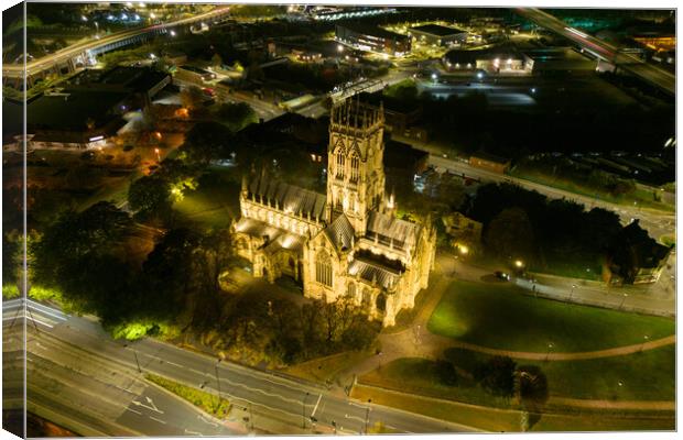 Minster Church Of St George Canvas Print by Apollo Aerial Photography