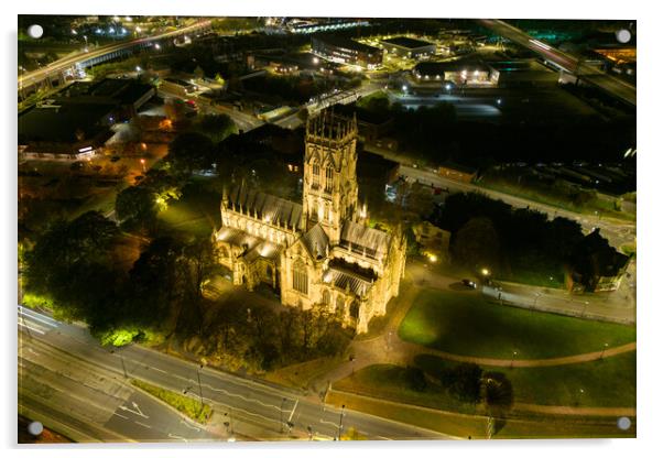 Minster Church Of St George Acrylic by Apollo Aerial Photography