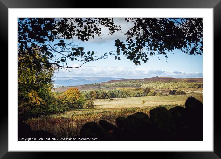 The view of Surprise View, Peak District Framed Mounted Print by Bob Kent