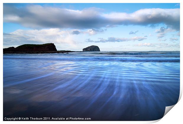 Bass Rock Streaky Print by Keith Thorburn EFIAP/b