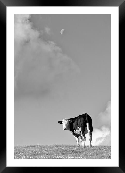 Moooon Framed Mounted Print by Mark Bowman