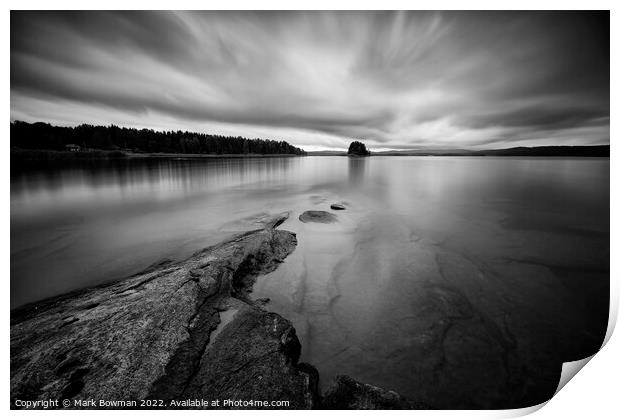 Arvika Lake Print by Mark Bowman