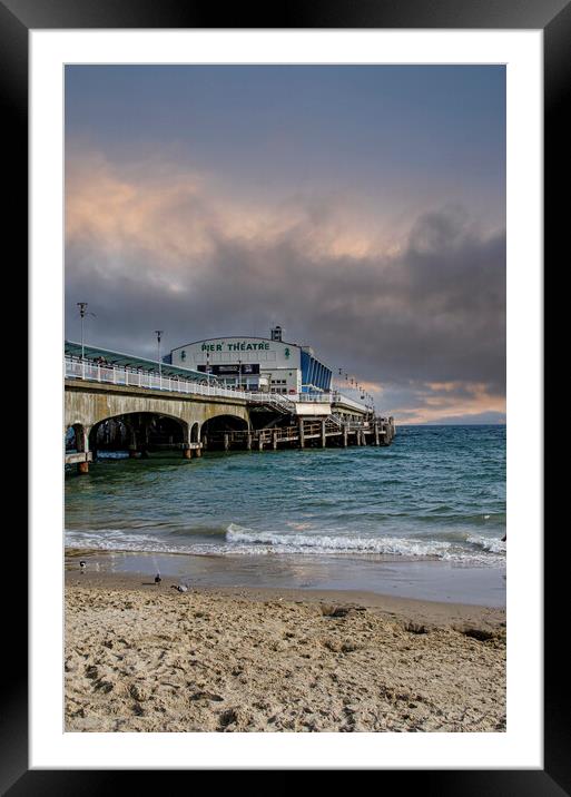  Bournemouth Pier  Framed Mounted Print by kathy white