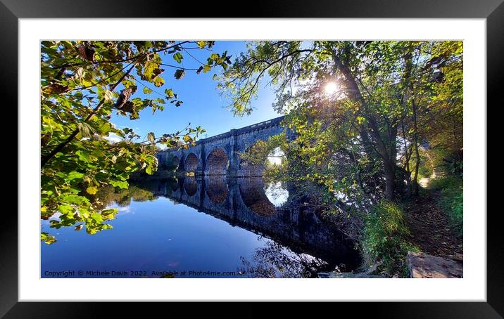 Lune Aqueduct, Lancaster Framed Mounted Print by Michele Davis