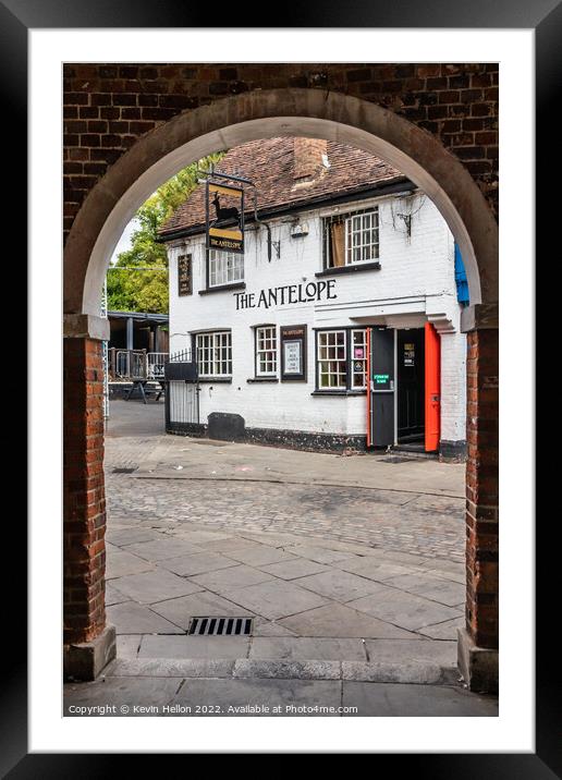 The Antelope Inn, High Wycombe, Buckinghamshire, England Framed Mounted Print by Kevin Hellon