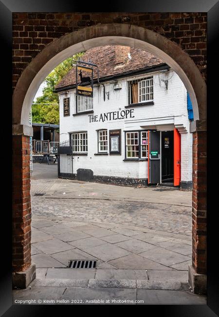 The Antelope Inn, High Wycombe, Buckinghamshire, England Framed Print by Kevin Hellon