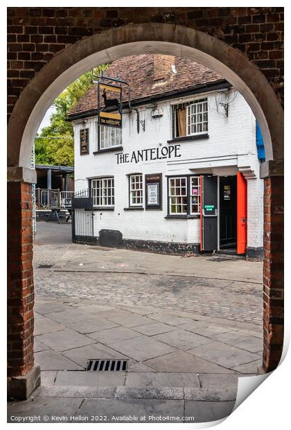 The Antelope Inn, High Wycombe, Buckinghamshire, England Print by Kevin Hellon