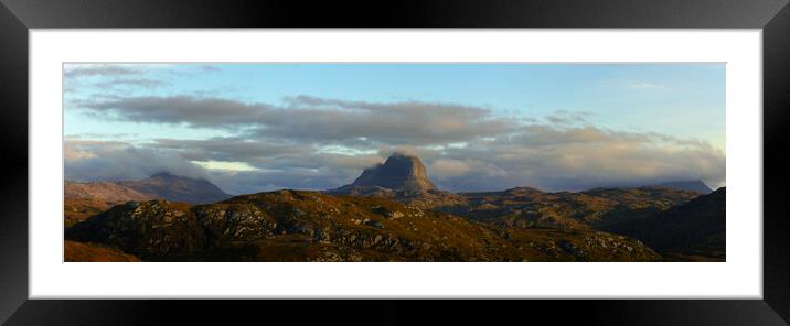 Suilven Panorama Framed Mounted Print by Anthony McGeever