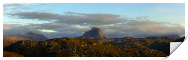 Suilven Panorama Print by Anthony McGeever