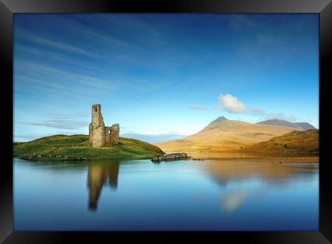 Ardvreck Castle Scotland Framed Print by Anthony McGeever