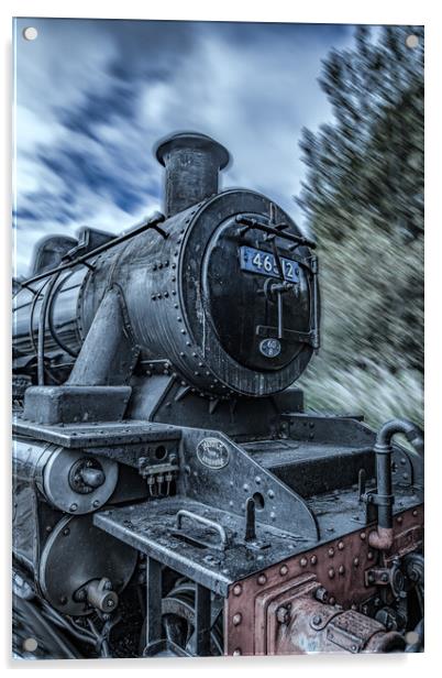 Speyside Steam Train  Acrylic by Duncan Loraine