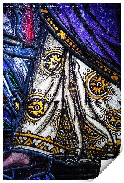 Stained glass Print by Cliff Kinch