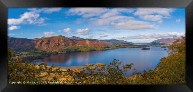 Surprise View Derwentwater Framed Print by Phil Page