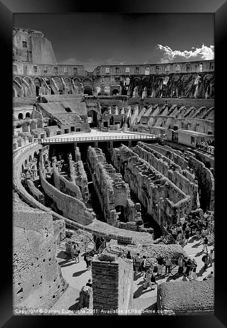 The Colosseum. Framed Print by Darren Burroughs