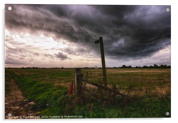 Supercell Path Acrylic by Nigel Bangert