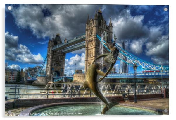 Tower Bridge Acrylic by Nigel Bangert