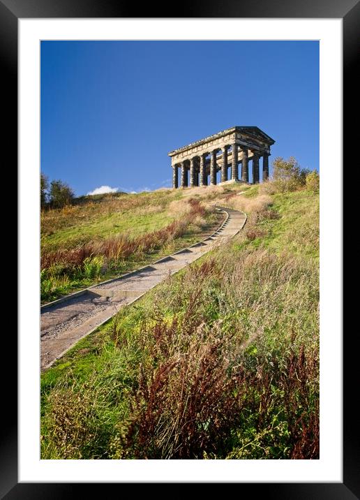 Penshaw Monument, County Durham Framed Mounted Print by Rob Cole