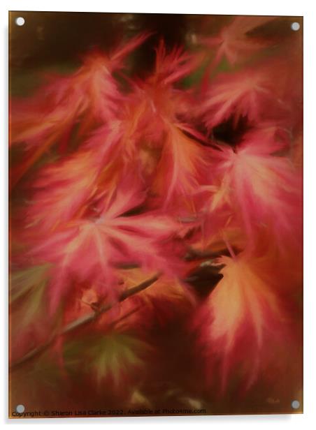 Autumn Hues Acrylic by Sharon Lisa Clarke