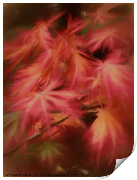 Autumn Hues Print by Sharon Lisa Clarke