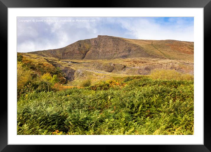 Mam Tor Framed Mounted Print by David Hare