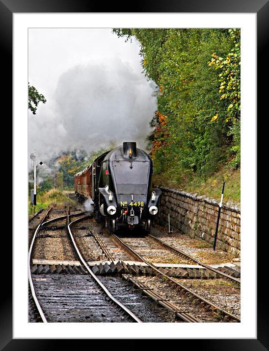 Steam Train  Framed Mounted Print by Catherine Joll