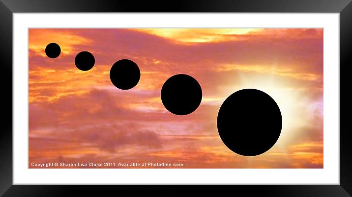 Alignment Framed Mounted Print by Sharon Lisa Clarke