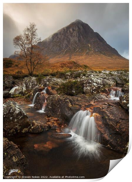 Majestic Autumn in Glencoe Print by Steven Nokes