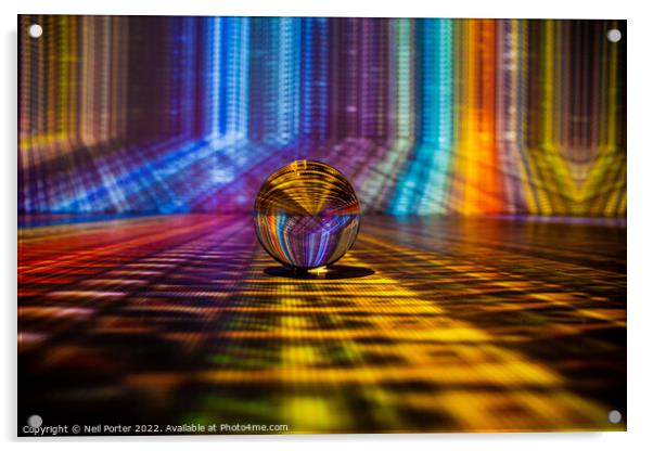 Rainbow lights Acrylic by Neil Porter