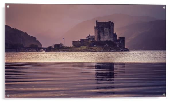 Eilean Donan Castle at Sunrise Acrylic by John Frid
