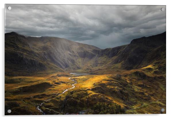 Cwm Idwal Acrylic by Rory Trappe