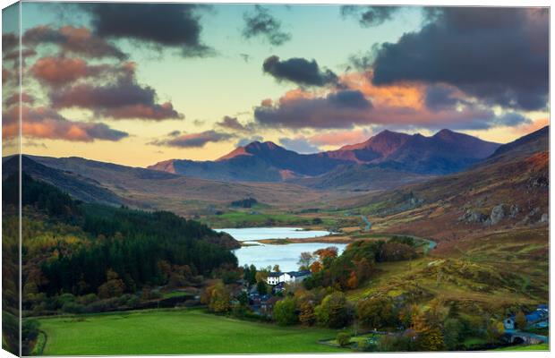 Snowdon from Capel Curig Canvas Print by Rory Trappe