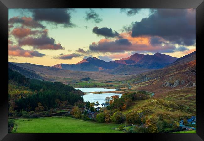 Snowdon from Capel Curig Framed Print by Rory Trappe