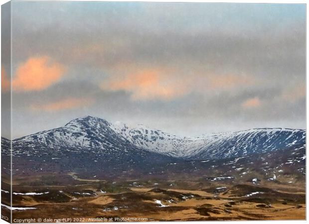 corrour scotland in winter Canvas Print by dale rys (LP)